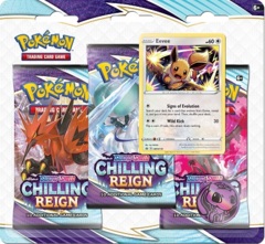 Pokemon SWSH6 Chilling Reign 3-Pack Blister - Eevee